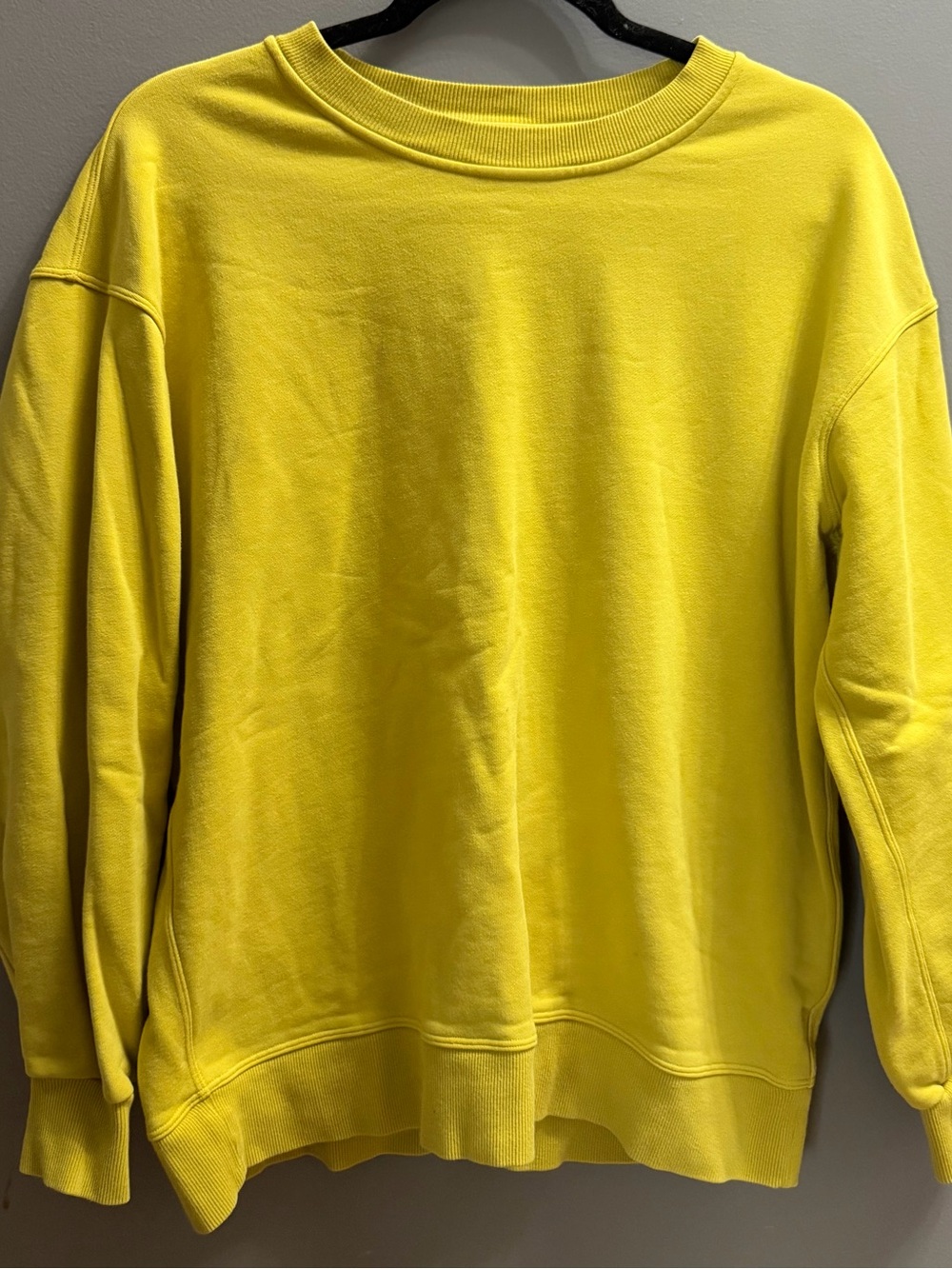 lululemon athletica Yellow Crewneck Sweatshirt